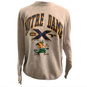 Vintage University‎ of Notre Dame gray sweatshirt large